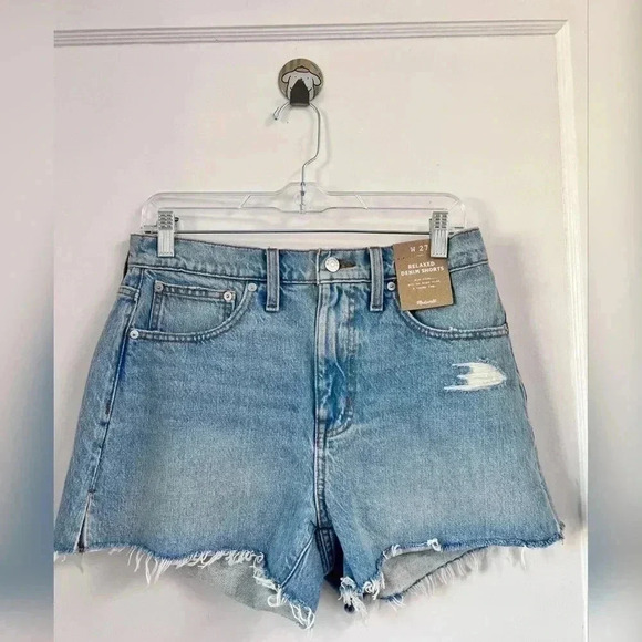 Madewell Relaxed Denim Shorts New With Tag Size 27 - Picture 2 of 6